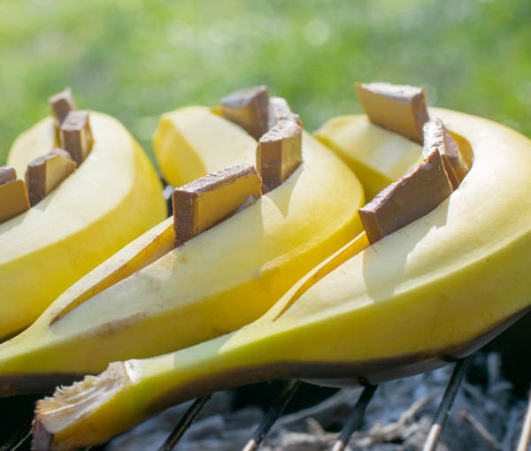 grillad banan som efterrätt